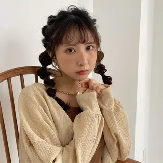 ロング ヘアアレンジ mist🌿 🌿のヘアスタイル