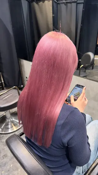 カラー ブロンド/ハイトーン カラー🎀🪽みさきのヘアスタイル