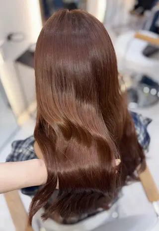 ロング カラー 艶髪・透明感カラー・ 韓国ヘア・Yuriのヘアスタイル