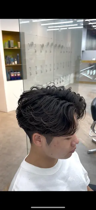 パーマ メンズ カット🔥パーマ特化 fifthりょう🔥のヘアスタイル