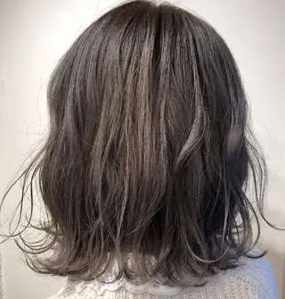 ショート カラー パーマ 美髪/髪質改善/艶髪 /CECILのヘアスタイル
