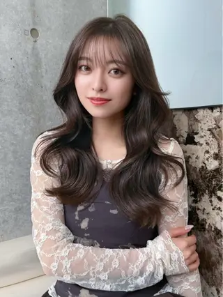 ロング ヘアアレンジ 大宮ブリーチ縮毛矯正 💖レイヤー櫻井のヘアスタイル