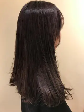 セミロング カラー 艶髪育成サロン 京橋　shinのヘアスタイル
