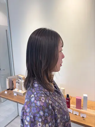 セミロング emu minekoのヘアスタイル