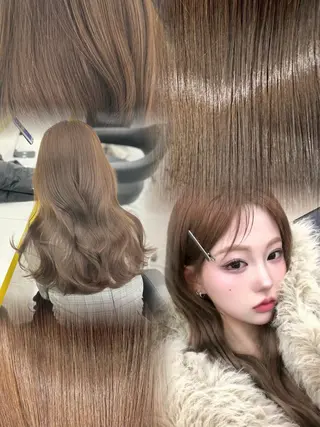 ロング カラー ︎💕︎rinka/ 韓国レイヤー🥣💕のヘアスタイル