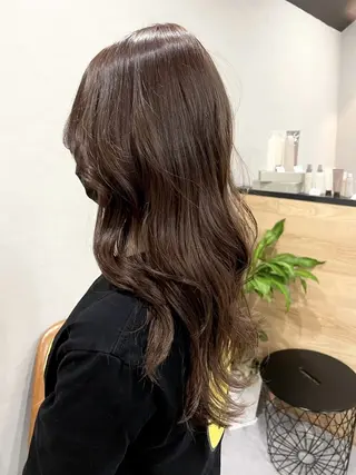 ロング カラー ciyon. ヘア デザイナー ayaのヘアスタイル