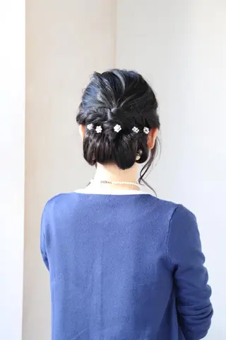 ミディアム ヘアアレンジ 🐧銀座/ショート/ ショートボブ広瀬🐧のヘアスタイル