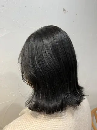 ミディアム ブリーチなし透明感 カラー/チサト🌿のヘアスタイル