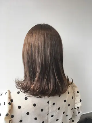 ミディアム カラー yoshi ☆のヘアスタイル