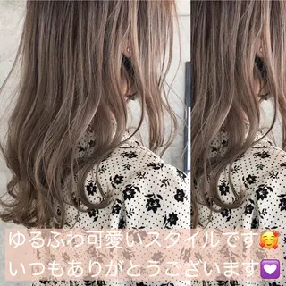 ミディアム カラー ヘアアレンジ 髪質改善/艶髪 🫧高橋湧也のヘアスタイル