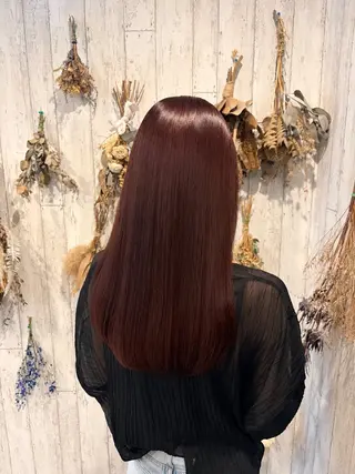 セミロング カラー 早坂 さくらのヘアスタイル