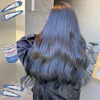 ロング カラー 色落ちまで可愛い🧚 心斎橋hikaruのヘアスタイル