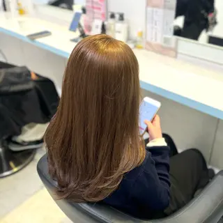 ロング カラー 暖色🩷透明感カラー ♡Maika♡のヘアスタイル