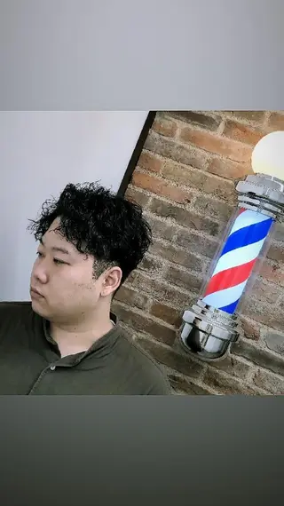 ショート パーマ 浅沼 響のヘアスタイル