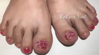 ネイル モチの良さ◉ フィルインネイル♡のネイルデザイン