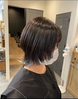 ショート カラー ナチュラル＆ラフヘア 松尾 凌のヘアスタイル