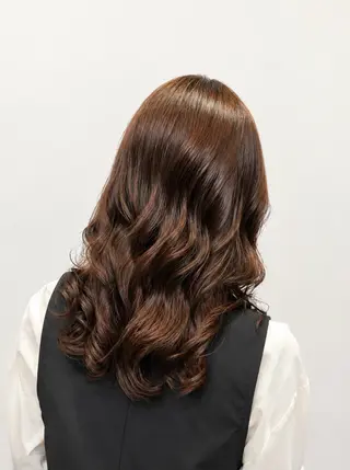 ロング カラー パーマ ✨白髪ぼかし/ ショート✨吉岡 弘のヘアスタイル