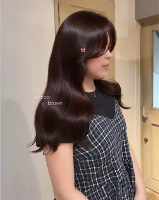 ロング カラー ai🎀中目黒美容室 /暖色×ガーリーのヘアスタイル