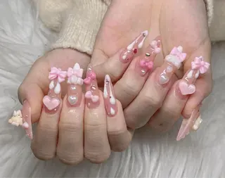 ネイル Lee Nails チップ長さだし専門店のネイルデザイン