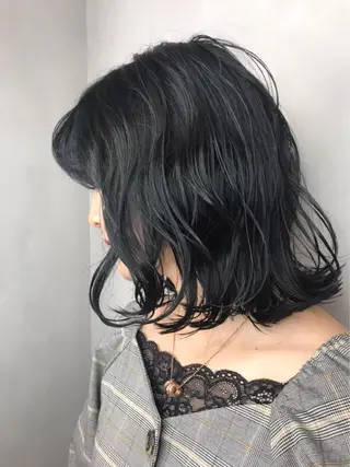 ミディアム カラー BROCANTE立川 karasawa.nのヘアスタイル
