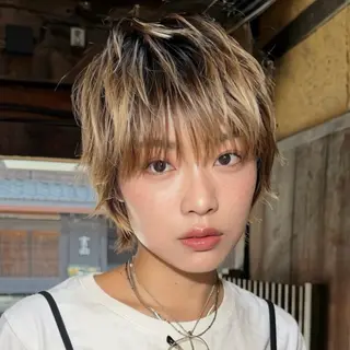 ショート パーマ レイヤー|縮毛矯正 |韓国ボブ|岡田洸太のヘアスタイル