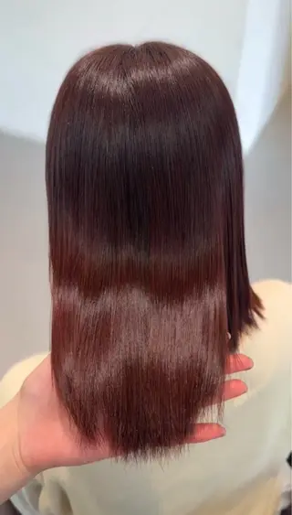 セミロング ️🫧透明感カラー& 髪質改善🎀いさきのヘアスタイル