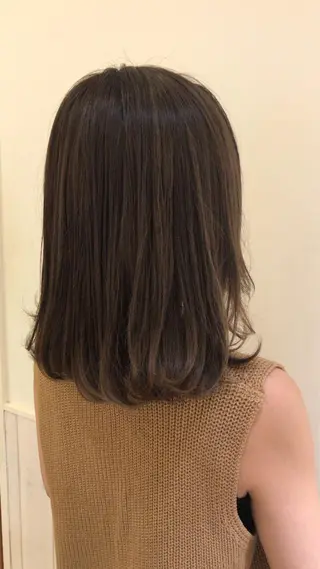 ミディアム カラー 清水 ちひろ ✄トップスタイリストのヘアスタイル