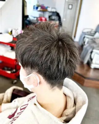 ショート メンズ 元住吉プランツヘアー ☘️まるやま☘️のヘアスタイル