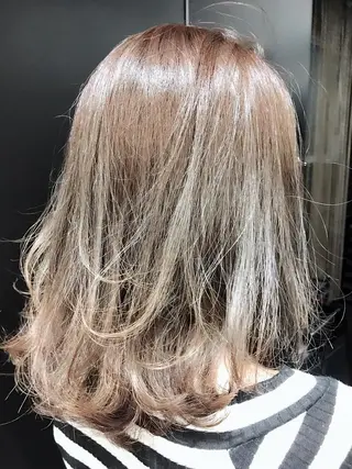 ミディアム カラー 上條 航平のヘアスタイル