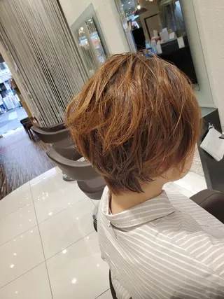 ショート パーマ EARTH 池田 雄太のヘアスタイル