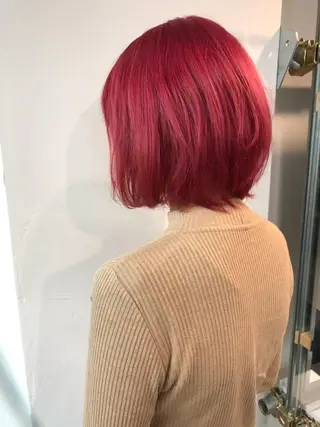 ショート カラー 透明感カラー/ レイヤー　YUKAのヘアスタイル