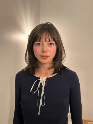 ミディアム zest kalonのヘアスタイル
