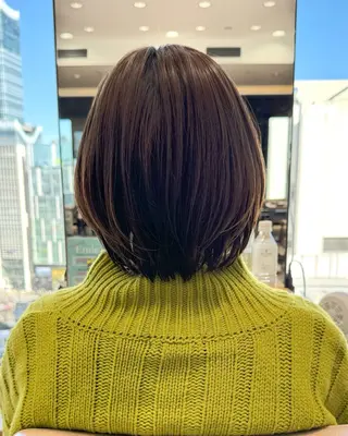 ショート カラー 💍新宿ショート 💍岩田莉奈のヘアスタイル
