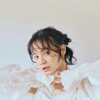 ミディアム ヘアアレンジ 艶カラー/髪質改善 白髪ボカシ近藤大二郎のヘアスタイル