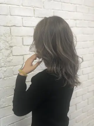 セミロング カラー welring hair salonのヘアスタイル