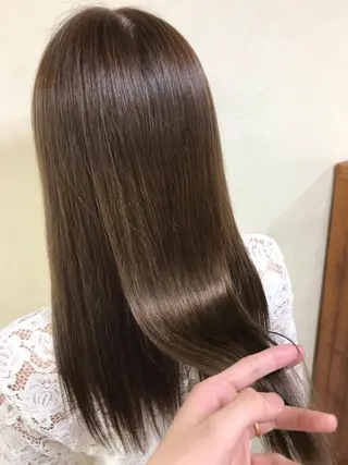 セミロング カラー HAKUA 相模大野店のヘアスタイル