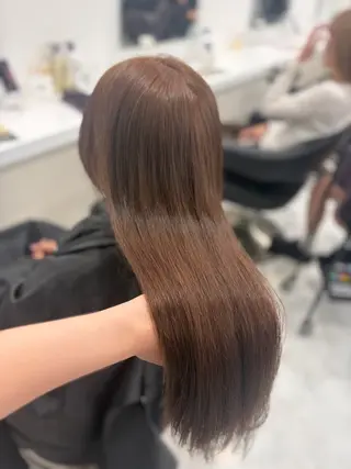 ロング カラー 韓国トレンドヘア🤍 Chima🤍のヘアスタイル