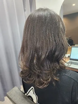 セミロング ✂ AYAのヘアスタイル