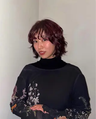カラー 暖色カラー/レイヤー 唯菜 ユイナのヘアスタイル