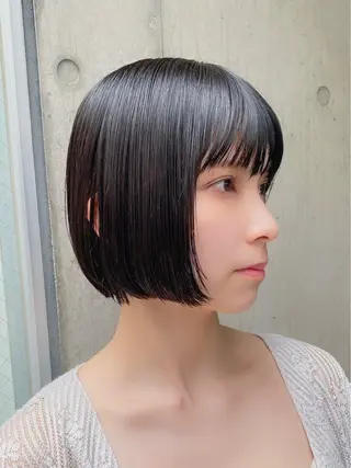 ショート 似合わせレイヤー/ ケアパーマ/高倉のヘアスタイル