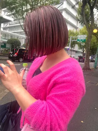 ショート カラー -福岡博多筑紫口- 大津成美のヘアスタイル
