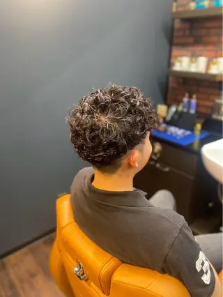 パーマ メンズ 【メンズパーマ】 山下勝勲のヘアスタイル