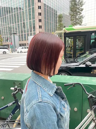 ショート Rena/韓国 /ワンホンヘアのヘアスタイル