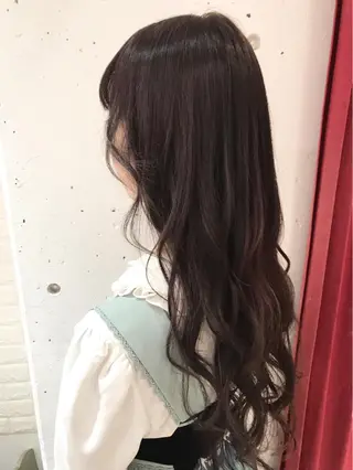 ロング カラー ご新規様限定 透明感カラーKANAのヘアスタイル