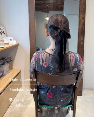 ロング ヘアアレンジ お呼ばれセット🕊️ 高円寺/太田和のヘアスタイル