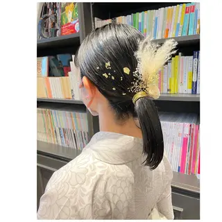 ヘアアレンジ くるくるパーマ aikoのヘアスタイル