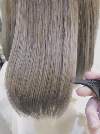 ミディアム 髪質改善✨艶髪 韓国ヘア 池内 祐樹のヘアスタイル