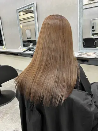 ミディアム カラー GiseL 博多筑紫口店のヘアスタイル