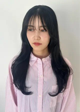 ロング カラー recipe 黒木 彩那のヘアスタイル