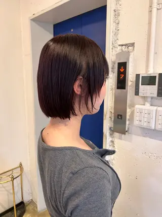 ショート カラー ナチュラル大人っぽい スタイル MAORIのヘアスタイル